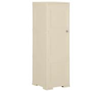 Générique Armoire Plastique 40x43x125 cm Design de Bois Blanc Angora,Meubles, Armoires & Meubles de Rangement, Casiers & armoires de Rangement, Blanc (Poids 9.84KG)