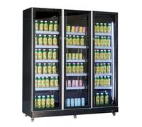 Armoire réfrigérée libre-service - 3 portes vitrées - 1173 L - +2/+10°C - Froid ventilé