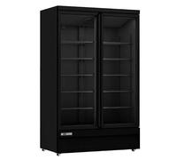 Générique Armoire Réfrigérée Libre-Service Positive 1081L - 2 Portes Battantes Vitrées - Ventilée