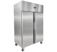 Générique Armoire Réfrigérée Positive Professionnelle GN 2/1-1300 Litres - 2 Portes Inox