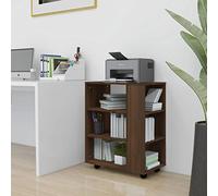 Générique Armoire roulante Chêne Marron 60x35x75 cm Bois d'ingénierie,Casiers & armoires de Rangement,815968