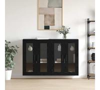 Générique Armoires Murailles 2 pcs Chêne Noir 69,5 x 34 x 90 cm,Meubles,Armoires & Meubles de Rangement,Buffets & bahuts,Noir,52.8 KG,3394568