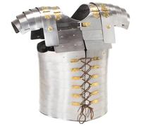 Générique Armure corporelle de Soldat Romain GN Argenté Acier,Arts & Loisirs, Loisirs & Arts créatifs, Articles de Collection, Armes de Collection, (Poids 7.85KG)