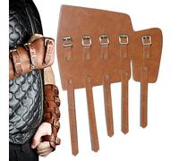 Générique Armure de main noire/marron pour les archers, attelle de poignet en cuir pour le carpe, accessoires SteampunkTunnel pour la chasse, le tir, l'équitation, le cosplay