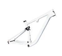 Générique Arrivée Compatible avec Le Cadre VTT Tout Suspendu en Carbone Trifox Trail Pro léger(White,17 inch (165-175cm))
