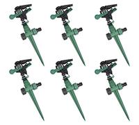 Générique Arroseurs à Impulsion de Jardin 6 pcs,Maison & Jardin, Pelouses & Jardins, Arrosage & Irrigation, Arroseurs & têtes d'arroseurs, Vert (Poids 0.8KG)