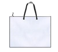 Générique Art Bag, Poster Carrying Case, Portable Clear Folder, Handle and Zipper, Artwork Storage Case for Documents, Photographs, School, Kids, Teacher, Travel, Office Use, Project, 25x18.9 inches