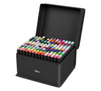 Générique Art Marker Set, Double Tip Drawing Pens, Multicolor Craft Supply, Compact t168 Colors with Brush Tips, Creative Tools for Journaling, Painting, Sketching, School and Projects