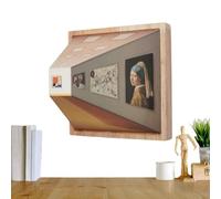 Générique Art Mural Avec Lumières LED - Cadre Photo d'Ambiance Sans Perçage | Éclairage avec Charge USB Direct | Pour Salles À Manger Escaliers Couloirs De Mariage Chambres D'Salons