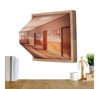 Générique Art Mural D'illusion Visuelle - Veilleuse De Peinture LED | Lampe De Nuit Avec Cadre Photo Alimenté Par USB, Vision | Éclairage D'ambiance Mural À Illusion D'optique Pour La Maison (C)