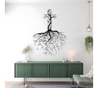 Générique Art Mural en métal avec Croix d'arbre de Vie, Art Mural chrétien Moderne, décoration d'œuvre d'art en métal avec Arbre de Vie, Sculpture décorative pour Salon, Chambre à Coucher, couloi