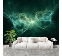 Générique Art Papier Peint Intissé 200x140 cm ThèMes D'Art NuméRique Lmperméable Antifouling papier peint Photo Décoration Vert Murale 3D HD Salon Chambre mur de fond du Canapé