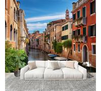 Générique Art Papier Peint Intissé 200x140 cm VeniseLa Cité Des EauxMotif Lmperméable Antifouling papier peint Photo Décoration Brun Murale 3D HD Salon Chambre mur de fond du Canapé