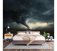 Générique Art Papier Peint Intissé 250x175 cm Tornade De L'Autoroute De L'Apocalypse Lmperméable Antifouling papier peint Photo Décoration Noir Murale 3D HD Salon Chambre mur de fond du Canapé