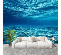 Générique Art Papier Peint Intissé 300x210 cm Monde Sous-Marin MystéRieux Lmperméable Antifouling papier peint Photo Décoration Bleu Murale 3D HD Salon Chambre mur de fond du Canapé