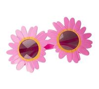 Générique Art the Clown Sunflower Glasses for Terrifier Costume, Sunflower Daisy Glasses, Adult Halloween Role Play, Multicolor (Dark Pink)
