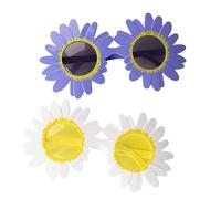 Générique Art the Clown Sunflower Glasses for Terrifier Costume, Sunflower Daisy Glasses, Adult Halloween Role Play, Multicolor (2pcs-C)
