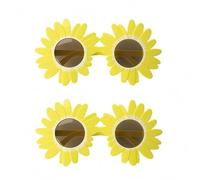 Générique Art the Clown Sunflower Glasses - Terrifier Costume Accessories, Adult Halloween Cosplay Funny Clown Sunglasses (Yellow *2)