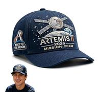 Générique Artemis II Lunar Mission Commemorative Cap, Adjustable Baseball Hat, Back to The Moon Cap for Men & Women