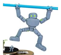 Générique Articulated Robot - Action Figures Fidget Toys Set | Posable Creative Play Model Collectible Design Educational Fun Display Shelf Toy for Kids 4+, Bedroom, Party, Family Or Home Decor