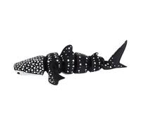 Générique Articulated Shark Figurine, 3D Printed Keepsake, 7.87 inches Toy with Movable Build, Animal Jointed Sculpture, Modern Garnish with Fluid Style, Room Decor for Teens Boys