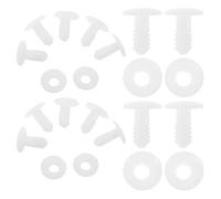 Générique Articulations de Poupée Plastique 15 Mm 100 Pcs pour Bricolage Créatif, Joints de Sécurité Flexibles pour Fabrication Jouets, Accessoires DIY pour Têtes et Membres, Loisirs