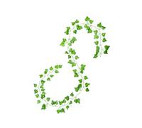 Générique Artificial ivyVines - 7.2ft Wear Resistant Artificial Garland, Realistic Handcrafted ivyLeaves, Flexible Faux Greenery | Decorative Wall Mount ivyFor Indoor Outdoor Garden Home Decor