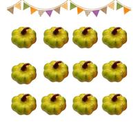 Générique Artificial Pumpkins - 12 Piece Mini Foam, Harvest Table Decor