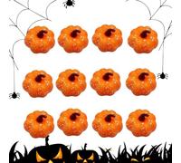 Générique Artificial Pumpkins - 12 Piece Mini Foam, Harvest Table Decor