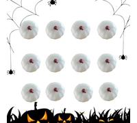 Générique Artificial Pumpkins - 12 Piece Mini Foam, Harvest Table Decor