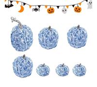 Générique Artificial Pumpkins - Fabric Assorted Pumpkins Centerpiece Decor