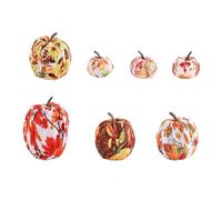 Générique Artificial Pumpkins - Fabric Assorted Pumpkins Centerpiece Decor