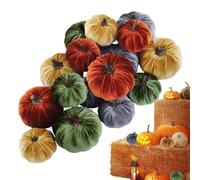 Générique Artificial Pumpkins - Halloween Artificial Pumpkins | Autumn Faux Pumpkin Centerpiece | Autumn Party Decoration Accessories | Props for Farumhouse Home Harvest Basket Filler Photography