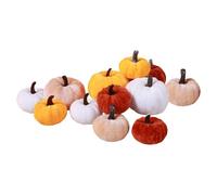 Générique Artificial Pumpkins - Halloween Artificial Pumpkins | Autumn Faux Pumpkin Centerpiece | Autumn Party Decoration Accessories | Props for Farumhouse Home Harvest Basket Filler Photography