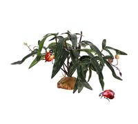 Générique Artificielles pour Reptiles - Décoration Végétale Réaliste pour Terrarium | Décoration pour Aquarium Tortue, Poisson Betta, Gecko, Caméléon, Grenouille | Habitat Désertique