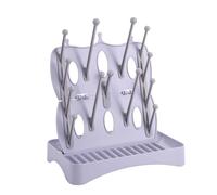 Générique Asciugabiberon per Bottiglie - 17x30 cm Organizer Con 16 Ganci - Asciugatore da Banco per Biberon - per Tettarelle Spazzole Pompette Viaggi Asilo CASA Cucina