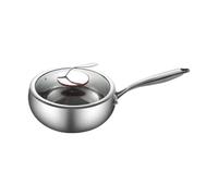 Générique Asian Skillet Pan, Induction Frying Pan, Titanium Nonstick Coating, Fast-Heating Deep Skillet, Scratch-Resistant Cookware, Ideal for Home Kitchen, Restaurant, Outdoor, and Camping Use