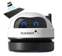 Générique Aspiradora de Escritorio - Potente Succión Automática, Limpiador Teclado USB, Robot Portátil Polvo Mesa, Herramienta Electrónica Detritos | Para Oficina Hogar y Trabajo