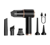 Générique Aspirateur À Main Rechargeable Forte Nettoyage Soufflette d'air | Petit Aspirateur À Main Pour Tapis Canapé Lit Bureau Poils D'Animaux Meubles Dortoir Voiture
