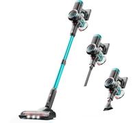 Générique Aspirateur Balai sans Fil avec Aspiration puissante de 40 kPa, autonomie de 60 Minutes, Filtration en 5 étapes, Affichage LED, pour Poils d'animaux, Tapis de Sol Dur