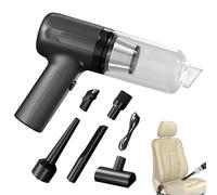 Générique Aspirateur De Voiture Portable,Souffleur De Détail Rechargeable,Aspirateur Main Auto sans Cordes | pour Sièges de Camion Tapis Canapé Clavier d'Ordinateur Poils d'animaux Bureau et