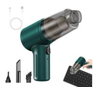 Générique Aspirateur de Voiture sans Fil - Aspirateur portatif pour véhicule à Haute Aspiration | Petit à Main sans Fil pour Petits endroits, Pompe à Vide Multi-Usage pour Sacs de Rangement et nettoy