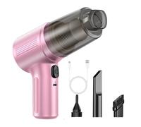 Générique Aspirateur de Voiture sans Fil - Aspirateur portatif pour véhicule à Haute Aspiration | Petit à Main sans Fil pour Petits endroits, Pompe à Vide Multi-Usage pour Sacs de Rangement et nettoy