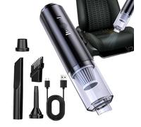 Générique Aspirateur de Voiture sans Fil Portable,Aspirateur Portatif pour Véhicule - Dispositif de Nettoyage Silencieux pour Camping-Car Berline Tapis Maison Lit Canapé et Véhicule