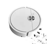 Générique Aspirateur du Robot avec Fonction d'essuyage | Robot de Vide Intelligent | Assistant Domestique Compact pour Les Cheveux Animaux | 300pa Power d'aspiration, 40 DB, 16x5,5 cm | Blanc