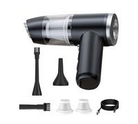 Générique Aspirateur Main | Souffleur | Aspirateur Main sans Fil Rechargeable Puissant pour Tapis Voiture, Sol Maison et Poils Animaux