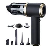 Générique Aspirateur pour Voiture - Filtre Lavable sans Fil - Aspirateur Manuel pour Les Véhicules - pour Tableau De Bord Sièges Tapis Maison Salon Pièces À Vivre Poussière Résidus