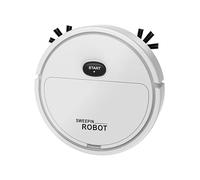 Générique Aspirateur Robot Anti-Poils d'animaux, Autonomie 60Min, Aspiration Puissante, Brosse Anti-Enchevêtrement, Nettoyage 1 Touche, Design Fin pour Sols Durs & Moquettes