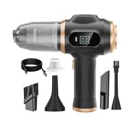 Générique Aspirateurs De Voiture sans Fil - Aspirateur Portable pour Auto,Dépoussiéreur sans Fil Haute Aspiration,pour Pièce Poils d'animaux Clavier Voyage Dortoir Nettoyage Domestique Petit Espace