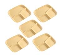 Générique Assiette À Dîner - Plateau De Service De 9,84 Pouces | Assiette De | De Séparation | Vaisselle En Plastique | Assiētte De Petit-déjeuner - Matériau PP Lors Des Dîners De Famille, Des Garde